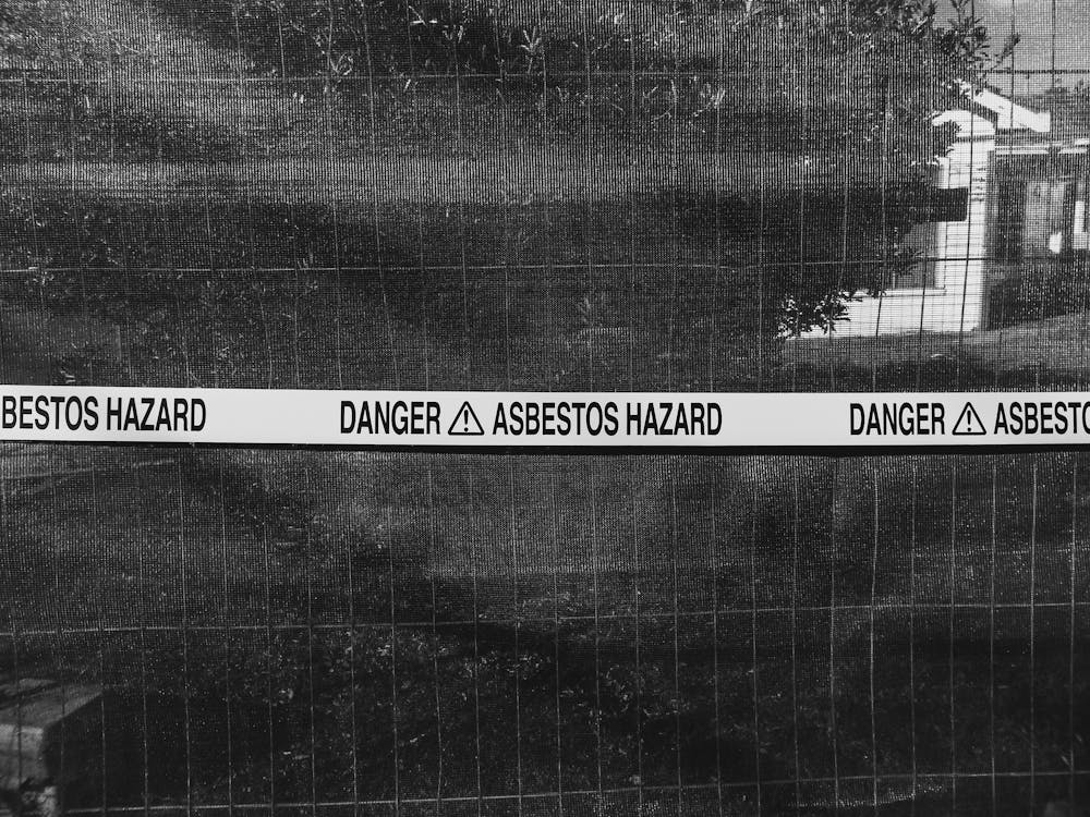 asbestos sign